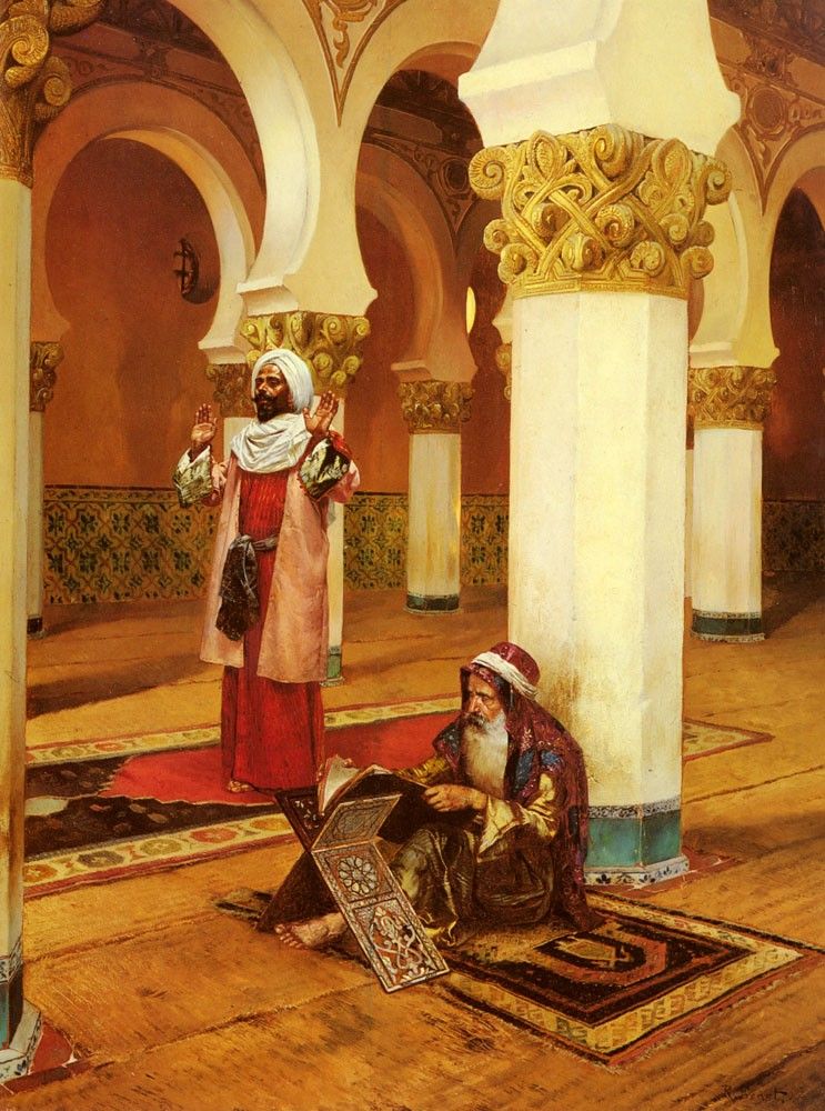 743x1000 Rudolf Ernst Evening Prayer Painting 50% Off - Prayer Painting