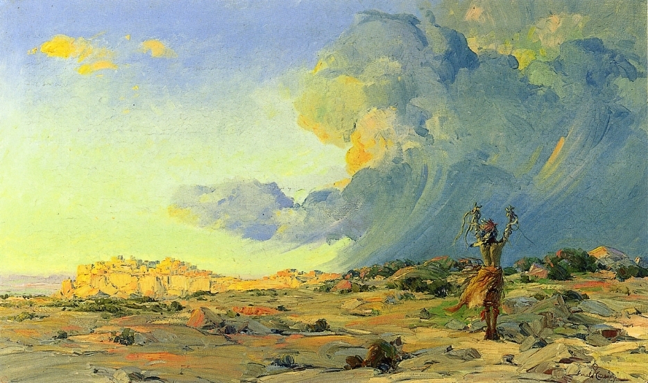 934x552 The Answered Prayer Painting Ira Diamond Gerald Cassidy Oil - Prayer Painting