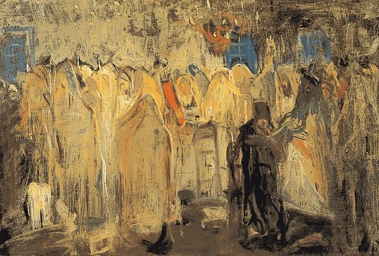 550x372 The Prayer By Artur Markowicz Jewish Art Oil Painting Gallery - Prayer Painting