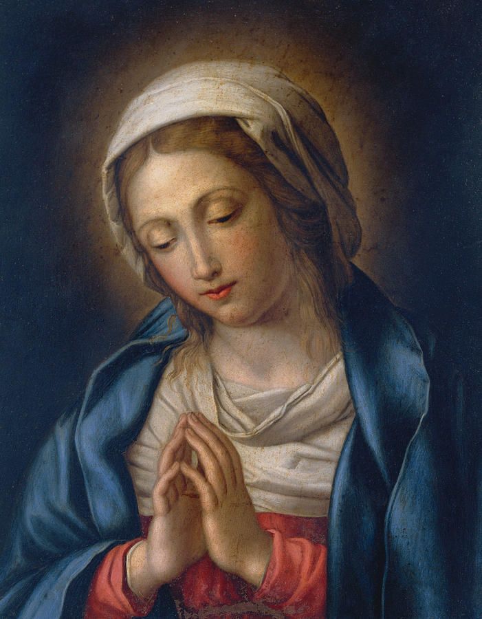 701x900 The Virgin At Prayer Painting Praying Paintings 2 - Prayer Painting