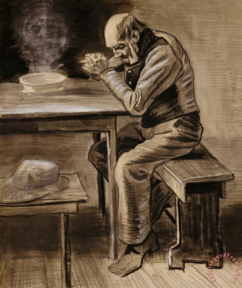 809x960 Vincent Van Gogh The Prayer Painting - Prayer Painting