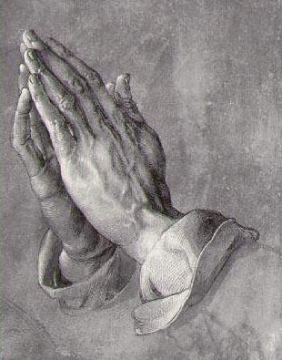 310x395 Praying Hands Albrecht Durer Oil Painting Reproductions And Prints - Praying Hands Painting
