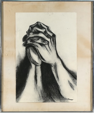 391x470 Praying Hands By Clemente Orozco On Artnet - Praying Hands Painting