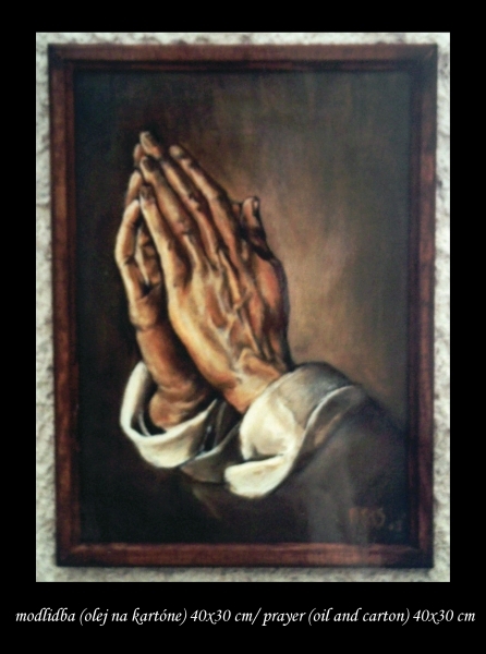 446x600 The Praying Hands - Praying Hands Painting