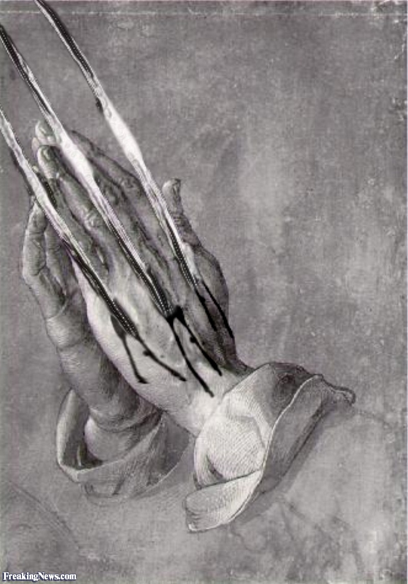 800x1144 Wolverine's Praying Hands Pictures - Praying Hands Painting