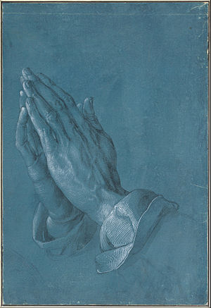 300x437 Praying Hands - Praying Hands Painting