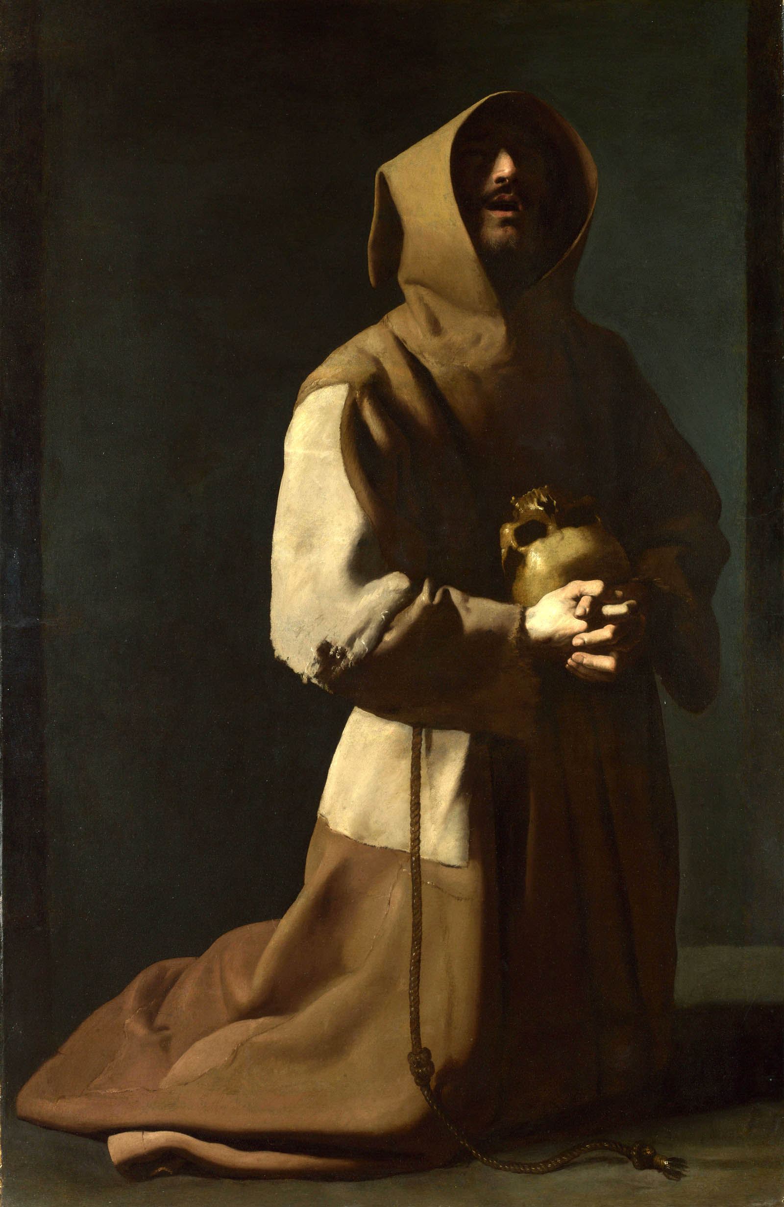 1600x2463 Paintings Depicting Prayer. St. Francis, St. Jerome, The Virgin - Praying Painting