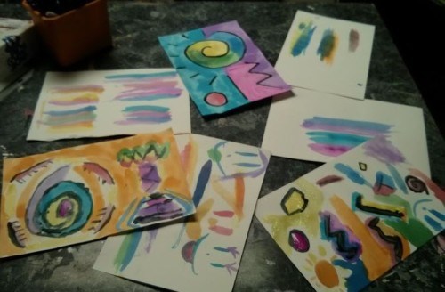 500x328 Paint Party Studiospre K Art Class - Pre K Painting