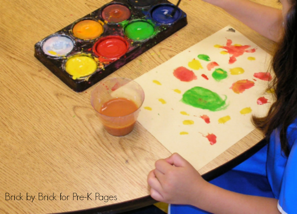 600x434 Still Life Painting With Preschoolers - Pre K Painting