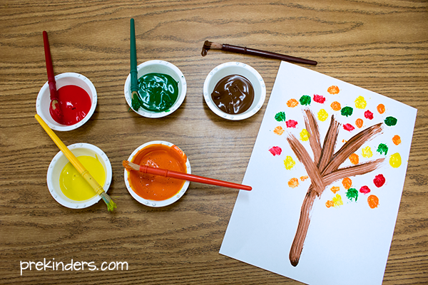 600x400 Fall Art Center Ideas In Pre K - Pre K Painting