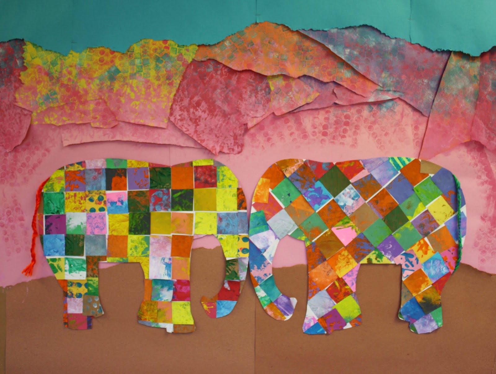 1600x1209 Flea Fair Elephants - Pre K Painting