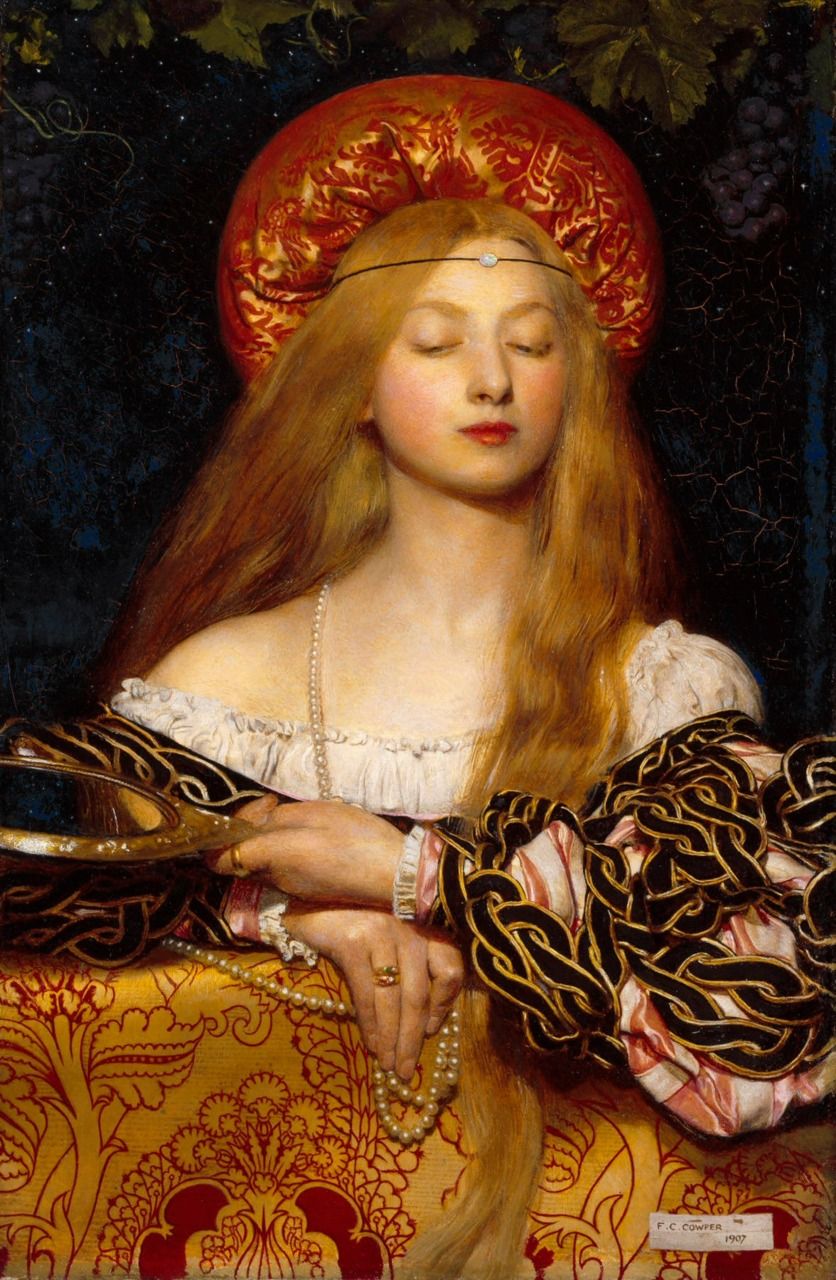 836x1280 Frank Cadogan Cowper Vanity. Pre Raphaelite Art Paintings - Pre Raphaelite Painting