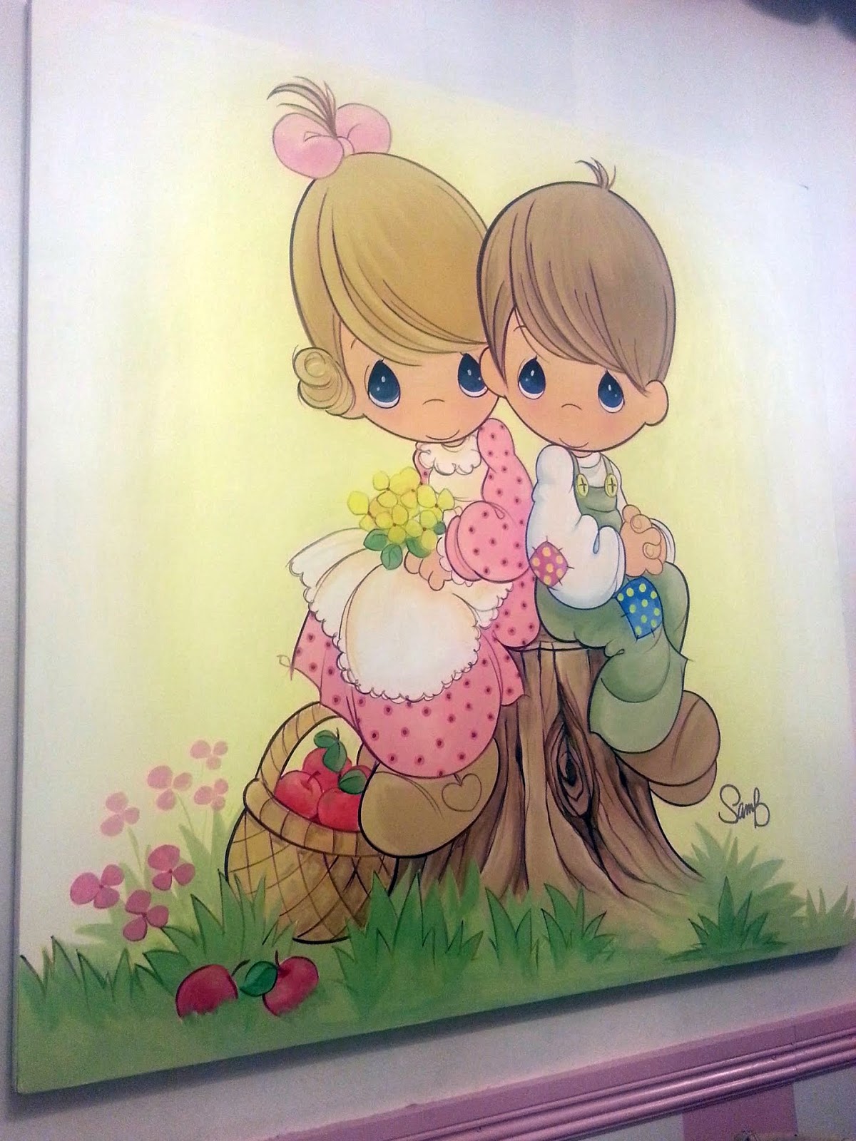 1200x1600 Prinsesa Precious Moments - Precious Moments Painting