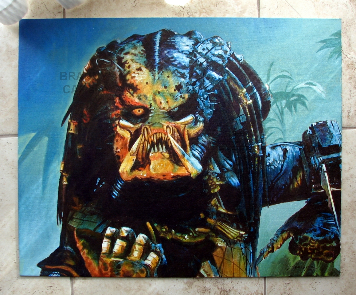 1509x1250 Marquez Don Predator Painting, In Brauny's Marquez, Don Comic - Predator Painting