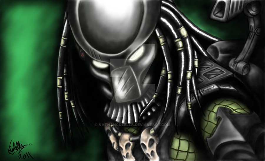 900x548 Predator Digital Painting By Nathancolella - Predator Painting