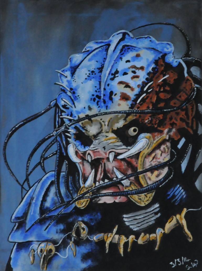 770x1030 Saatchi Art Predator Painting By Scott Kemp - Predator Painting