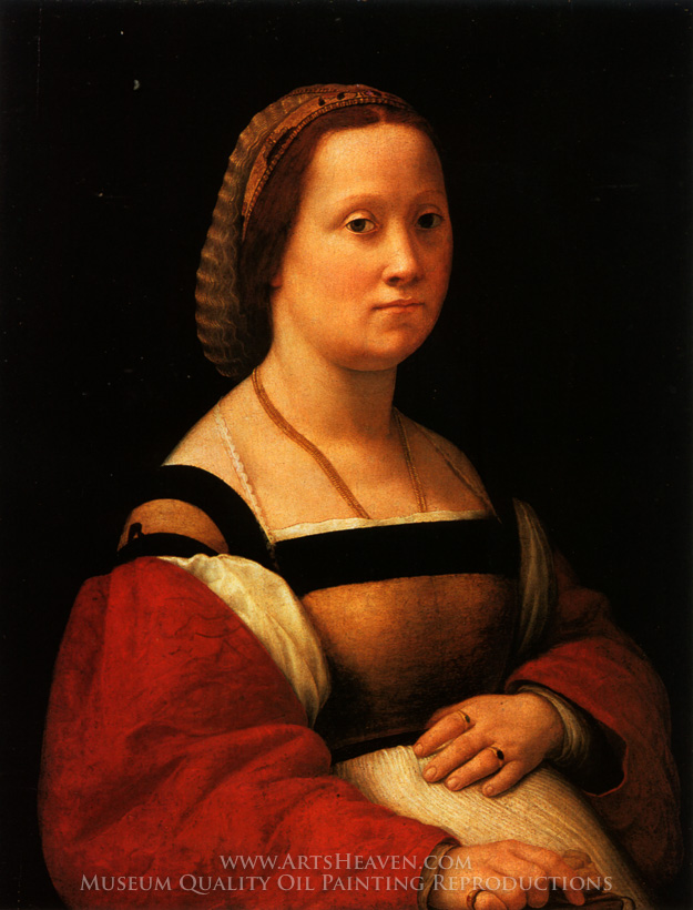 625x820 Reproduction Painting Raphael Sanzio Portrait Of A Pregnant Woman - Pregnant Woman Painting