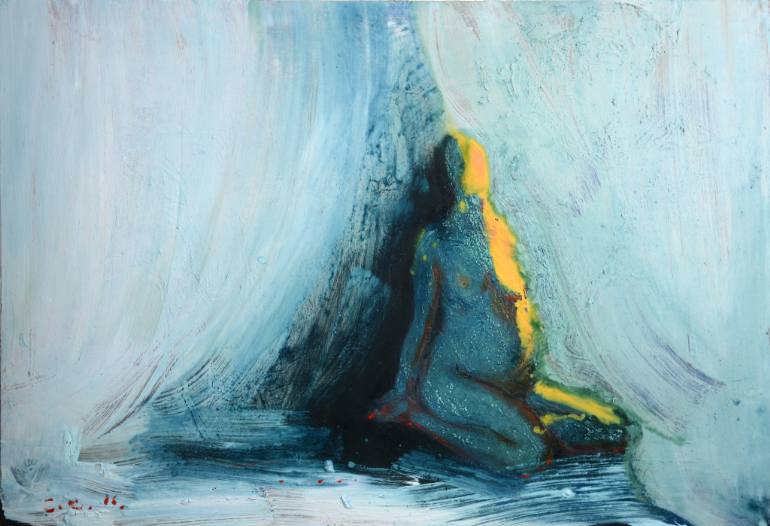 770x526 Saatchi Art Pregnant Woman Painting By Serhiy Savchenko - Pregnant Woman Painting