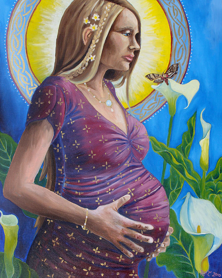 Pregnant Women And Painting at Explore collection