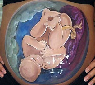 306x273 How's This For A Belly Laugh The Pregnant Women Who Decorate - Pregnant Women And Painting