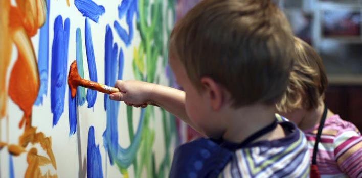 708x349 Toms River Nj Pre School And Day Care - Preschool Painting