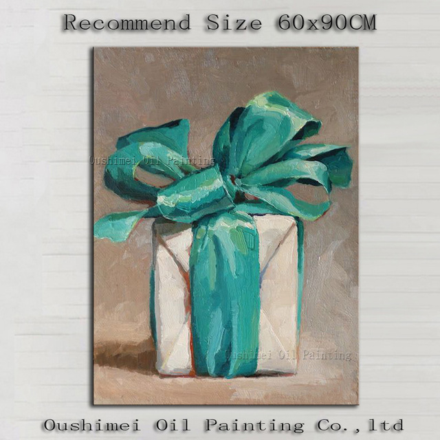 640x640 Hand Painted Green Gift Painting Abstract Oil Painting Hang - Present Painting
