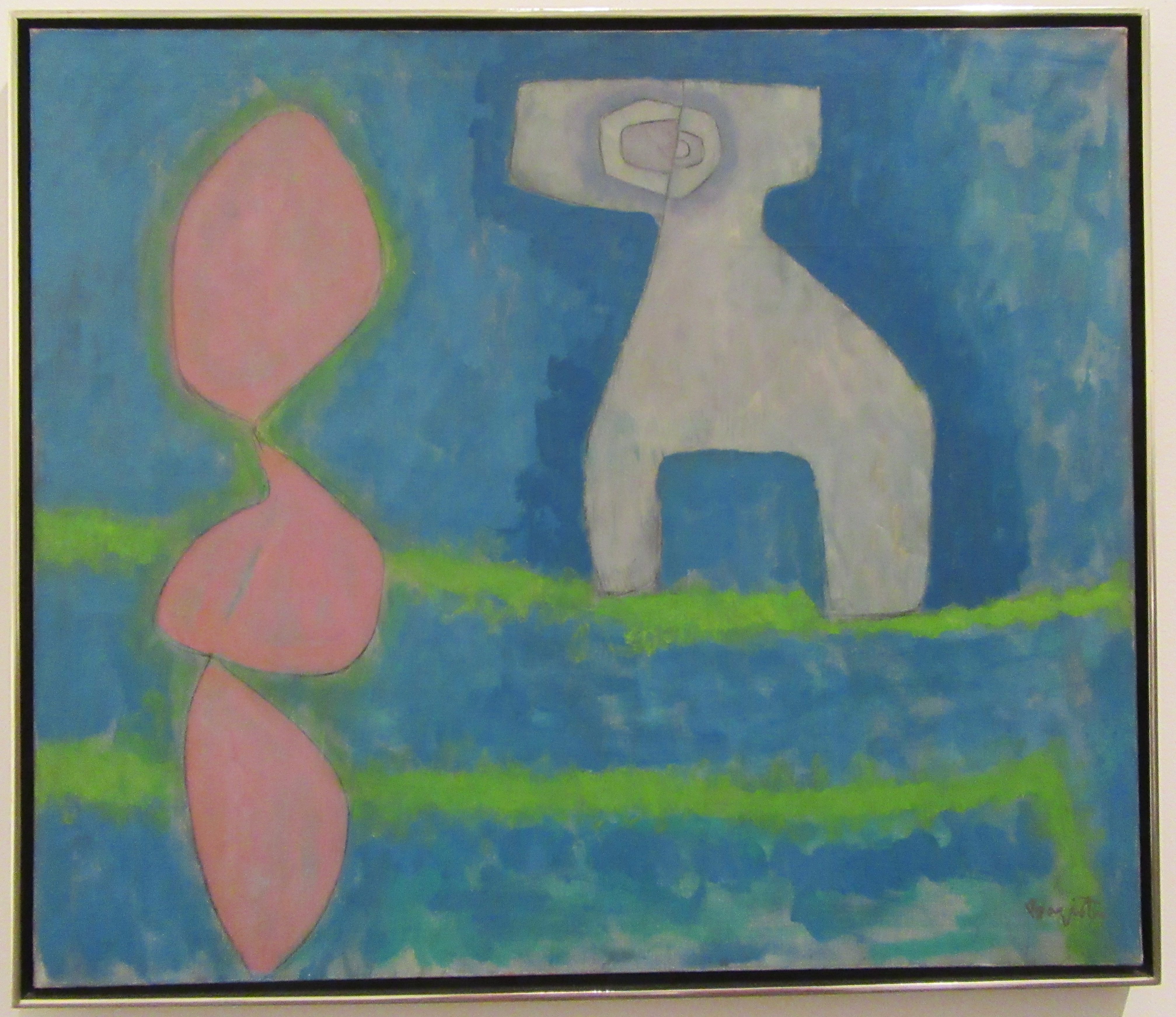 4030x3486 Modern Art Monday Present William Baziotes, Figure On A Tightrope - Present Painting