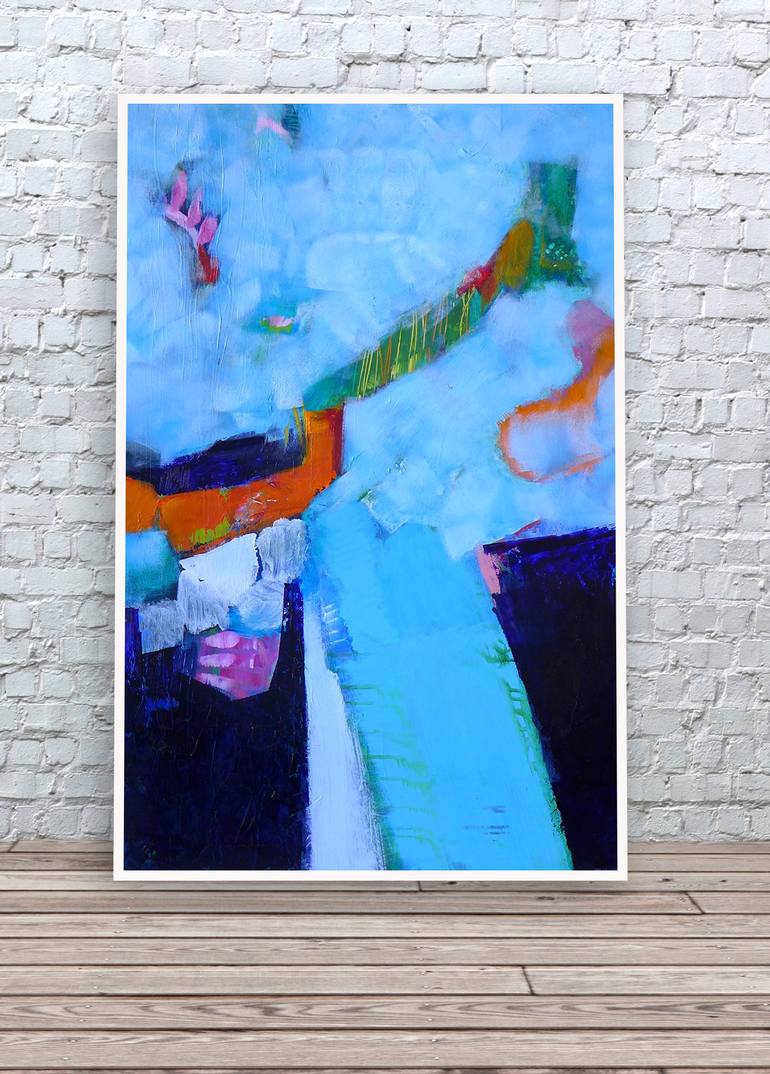 770x1074 Saatchi Art The Birthday Present Painting By Valerie Erichsen Thomson - Present Painting