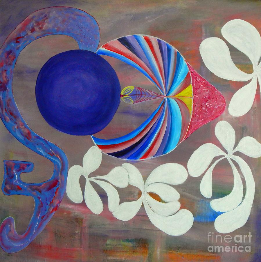 899x900 Focus On The Present Moment Painting By Bhvinder - Present Painting