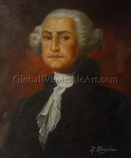 436x525 Gilbert Stuart - President George Washington Painting