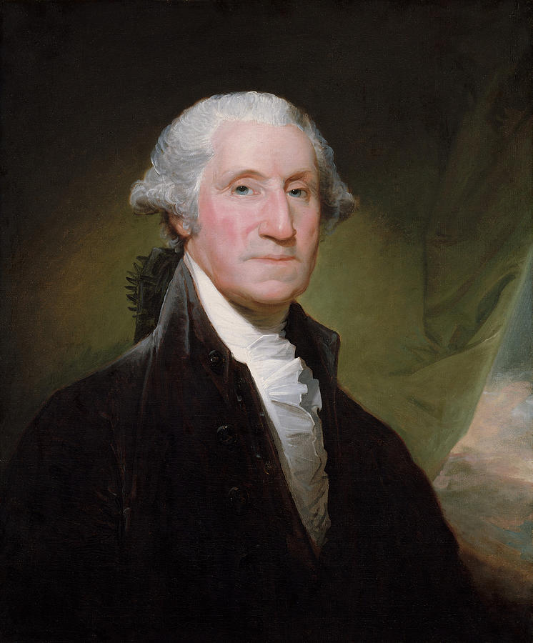746x900 President George Washington Painting By War Is Hell Store - President George Washington Painting