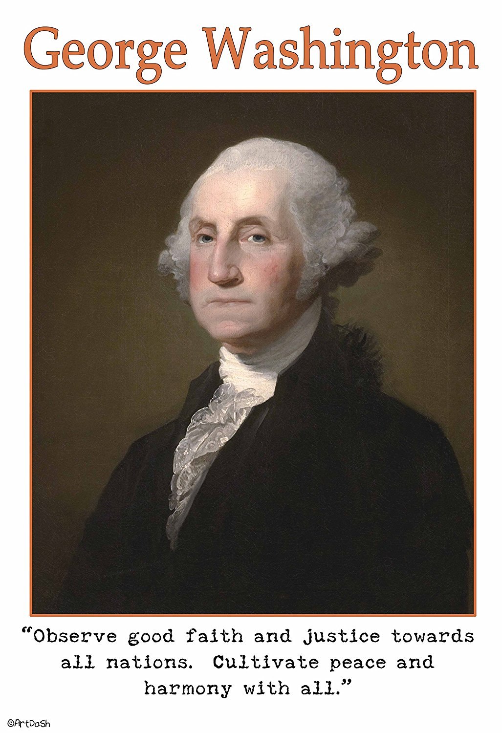 1027x1500 The President Of The United States George Washington Vintage - President George Washington Painting