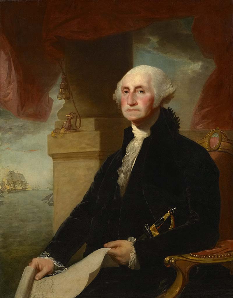 800x1023 Constable Hamilton Portrait Of George Washington By Gilbert Stuart - President George Washington Painting