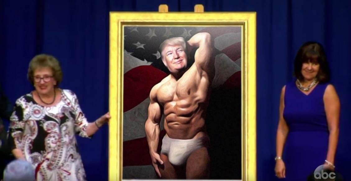 1129x584 What Barack Obama's Presidential Portrait Should Have Looked Like - President Trump Painting