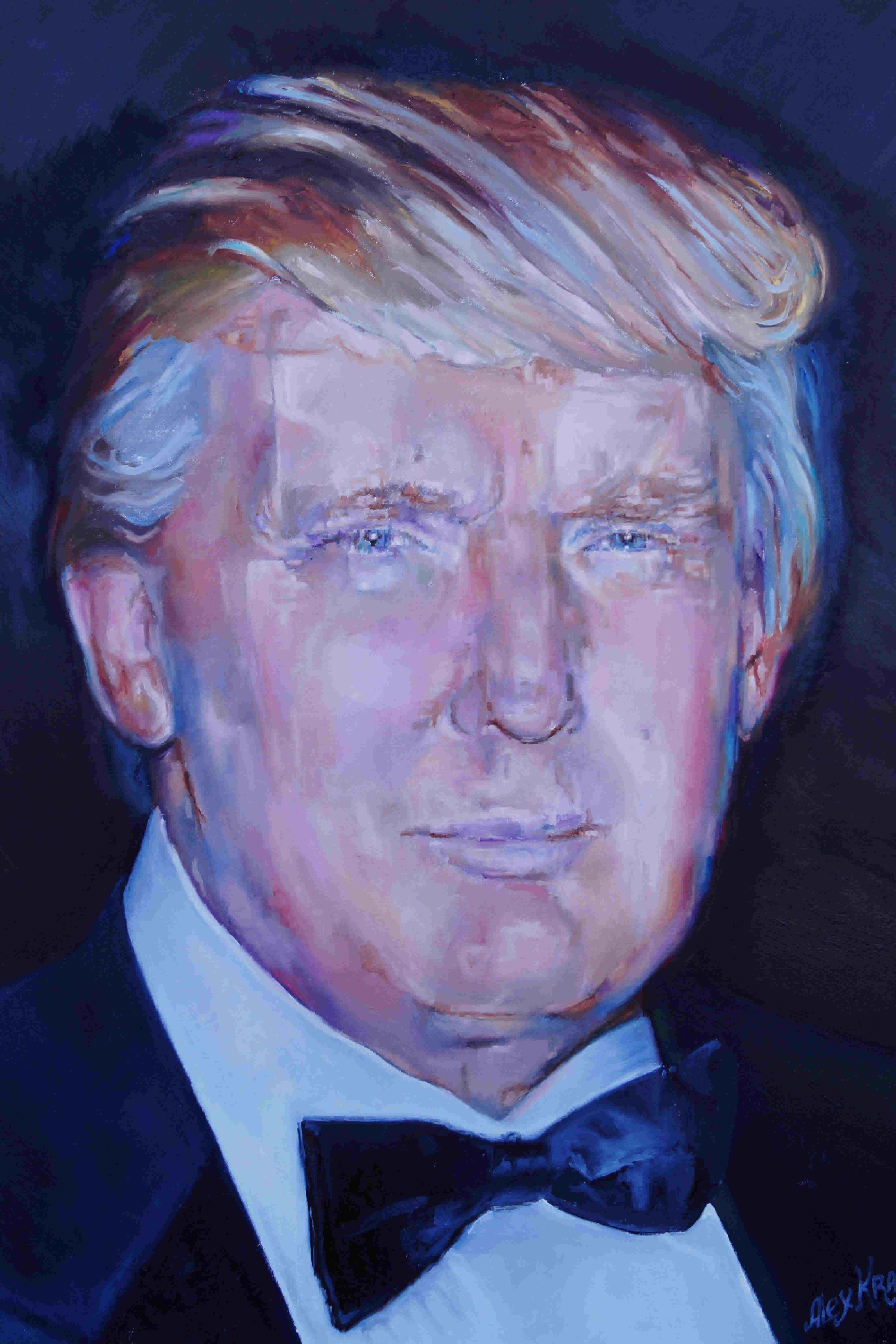 4000x6000 Portrait Of President Trump Alex Krasky For A Proud Nation - President Trump Painting