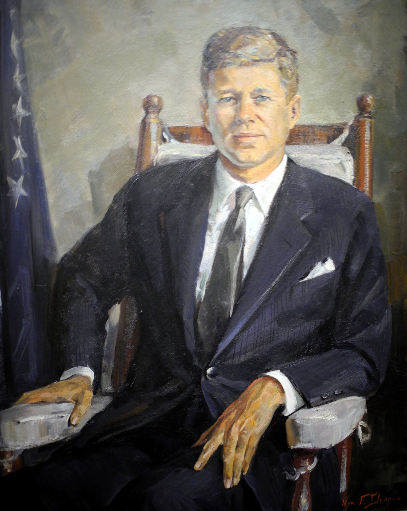 816x1024 John F. Kennedy Presidential Portrait By William Draper - Presidential Painting