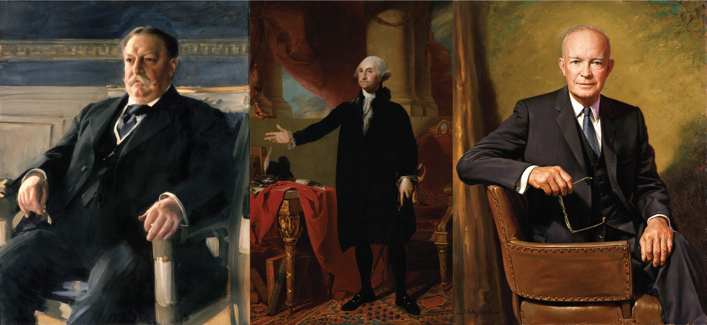 2319x1067 Which Presidential Portrait Would You Save From A Fire Fathom Mag - Presidential Painting