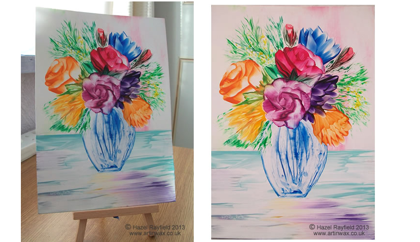 865x500 Pretty Flower Vase - Pretty Flower Painting