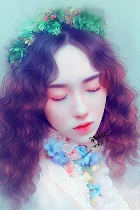 480x719 Pin By Daisyf.291 On Tumblr 1 Art Girl, Anime - Pretty Girl Painting