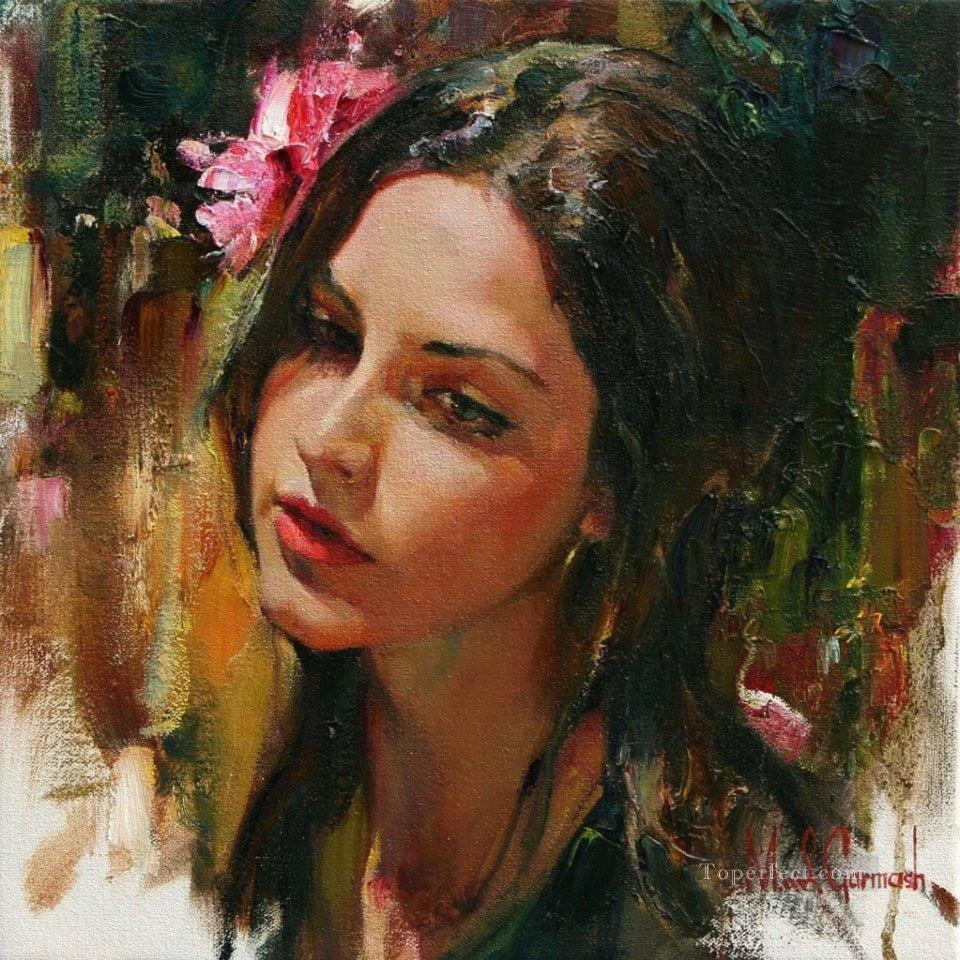 960x960 Pretty Girl Mig 20 Impressionist Painting In Oil For Sale - Pretty Girl Painting