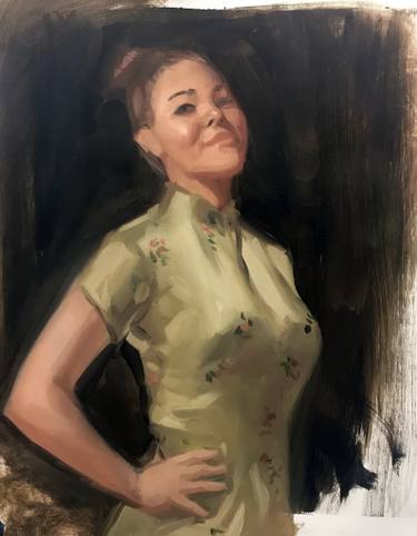 375x482 Pretty Girl Paintings For Sale Saatchi Art - Pretty Girl Painting