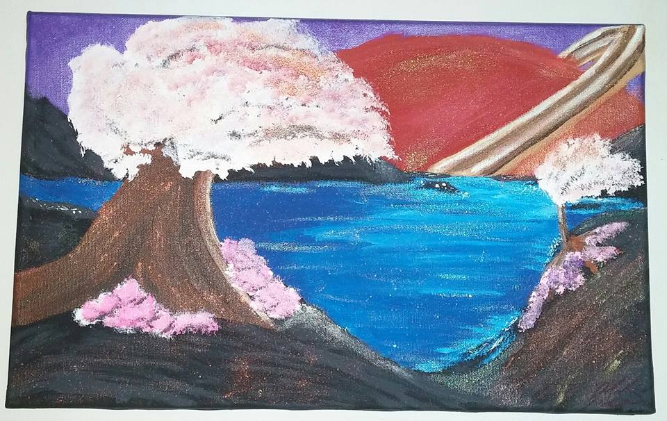 960x606 Magnolia 10x16 Handmade Painting On Canvas - Pretty Painting