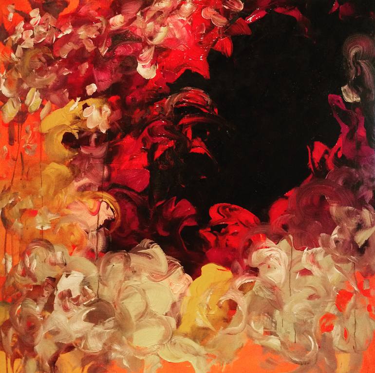 770x765 Saatchi Art Pretty Anger Painting By Rebecca Montemurro - Pretty Painting