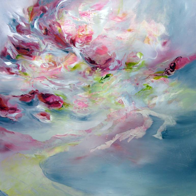 770x770 Saatchi Art Reflecting On Pretty Painting By Alison Johnson - Pretty Painting