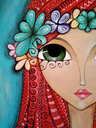375x500 Social Painting Event Pretty Girl - Pretty Painting