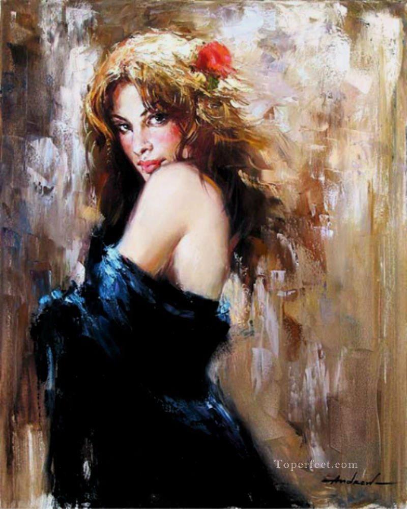 800x1000 Pretty Woman Aa 16 Impressionist Painting In Oil For Sale - Pretty Woman Painting