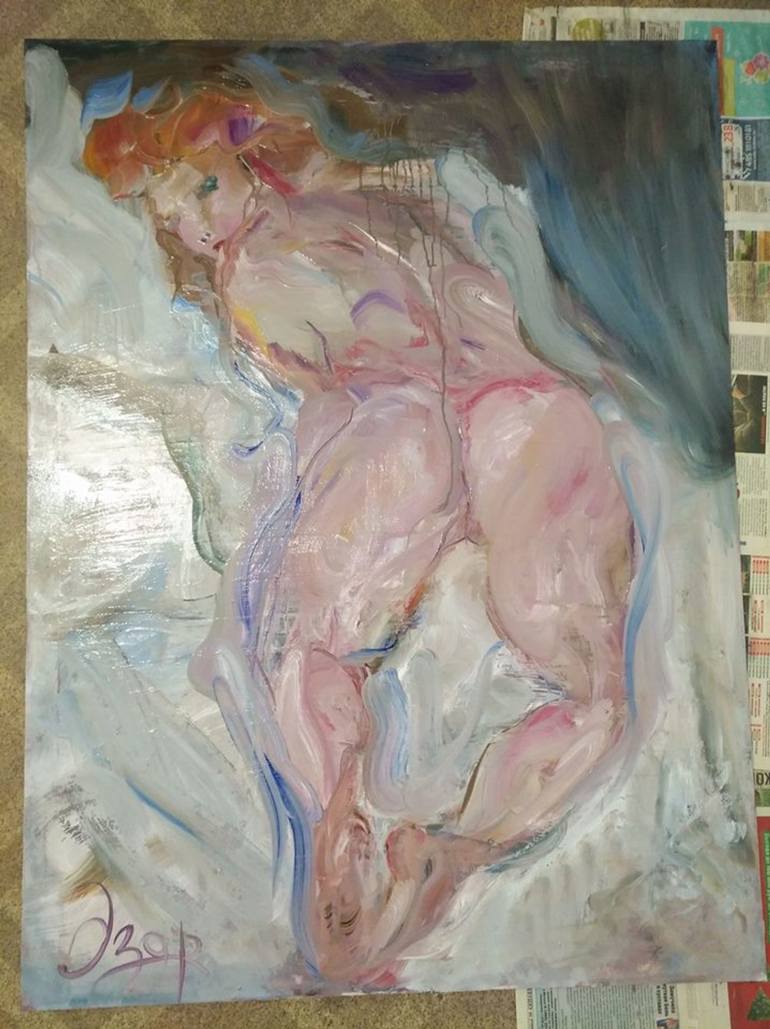 770x1029 Saatchi Art Pretty Woman Painting By Yana Ezar - Pretty Woman Painting