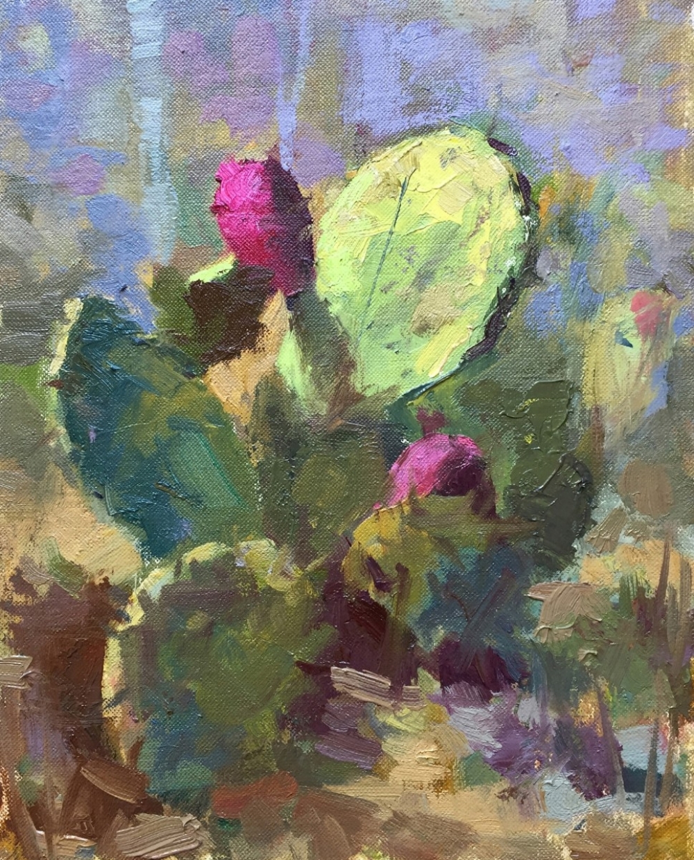 1000x1238 Prickly Pear - Prickly Pear Painting