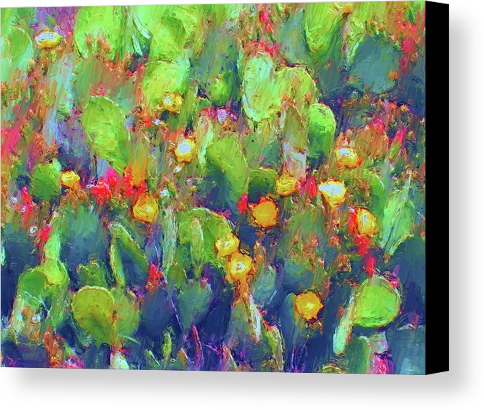 678x575 Prickly Pear Painting Canvas Print Canvas Art By Methune Hively - Prickly Pear Painting