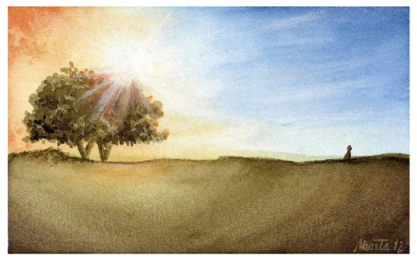 600x376 Pride And Prejudice Scenery By Martalopezfdez - Pride And Prejudice Painting